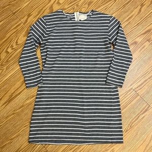 Sail to Sable STS nautical blue white striped a line dress women’s size large